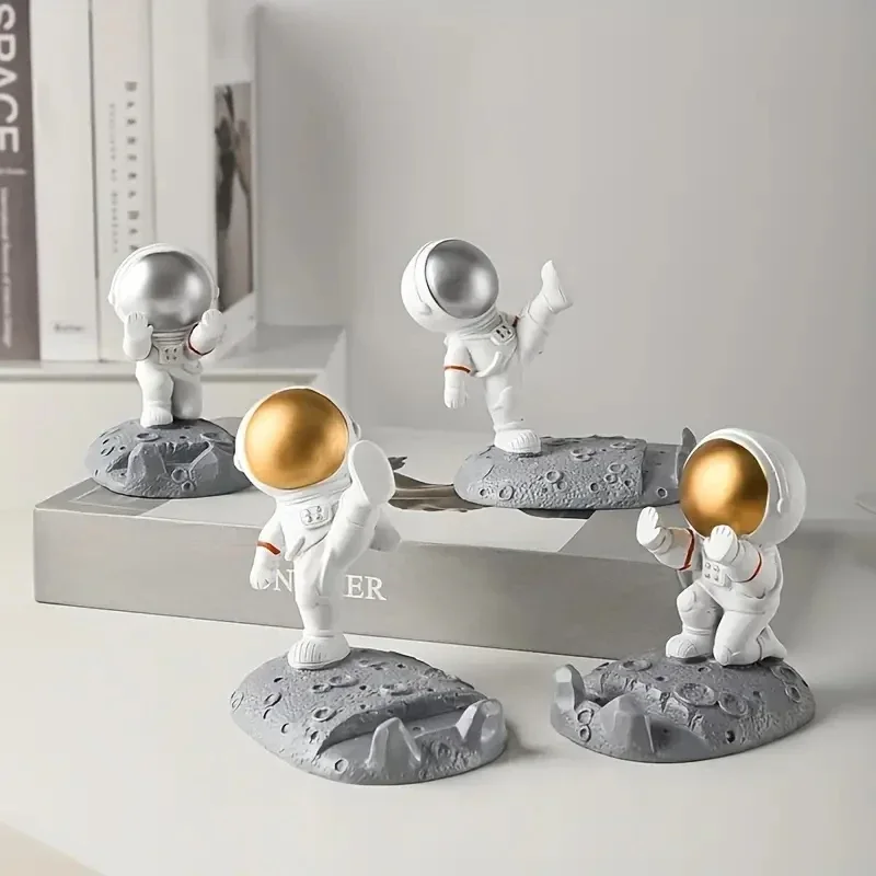 Hermoso soporte para celular o tablet de astronauta